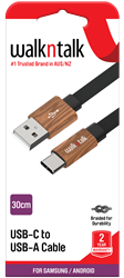 WNT Premium 30cm Charge &amp; Sync Cable - USB-C