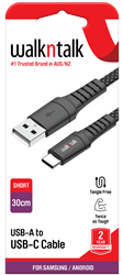 WNT Premium 30cm Charge &amp; Sync Cable - USB-C