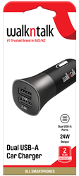 Dual Car Charger Bullet