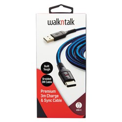 WnT 3m Sync Cable USB-C Blue