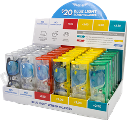 Aerial Blue Light Screen Glasses 36pc-CDU