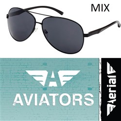 Aerial Sunglasses POL Aviator-MIX1-36pk