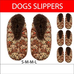 Aerial AW24 Dogs Slippers - 4 Pairs