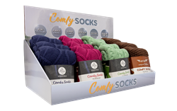 Mia AW22 Socks CDU - 12 Pack
