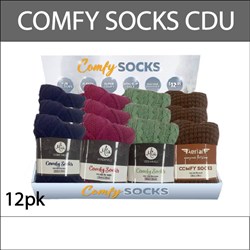Mia AW22 Socks CDU - 12 Pack