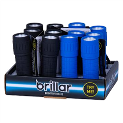 Brillar Pocket Torch -  Counter Display Unit - 12pck