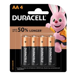 Duracell Coppertop AA 4 Pack