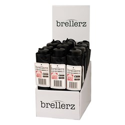 Brellerz Compact Black Umbrella CDU - 12 Pack