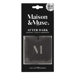 Maison&amp;Muse Car Freshner Afterdark 1Pk-Hang
