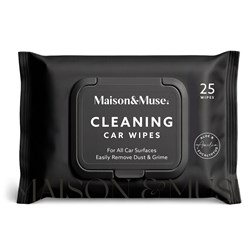 Maison&amp;Muse Car Cleaning Wipes - 25 Pack