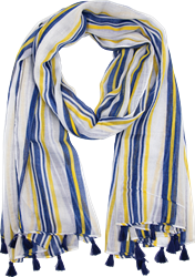 Maxine Printed Scarf - Stripe