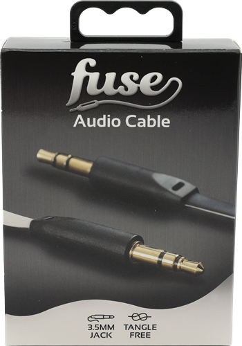 Fuse Aux Cable 3.5mm Black