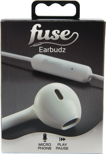 Fuse Earbudz In-Ear Headphone White