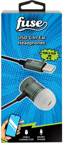 Fuse USB-C In-Ear Headphones Grey
