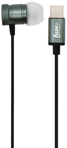 Fuse USB-C In-Ear Headphones Grey