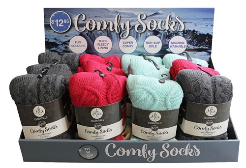 Comfy Socks CDU - 12 units