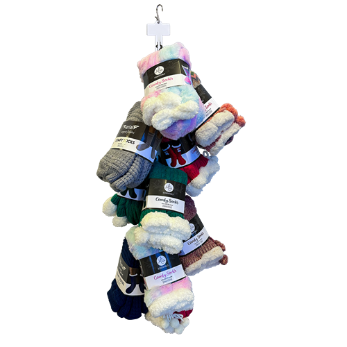 Comfy Socks Clip Strip - 12 units