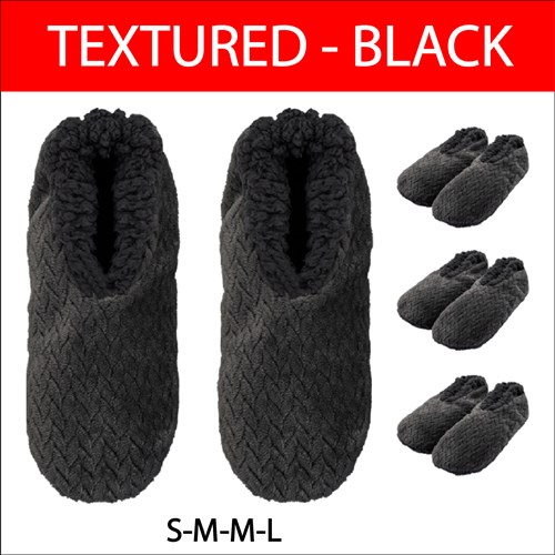 Aerial Textured Stone Slippers - 4 Pairs