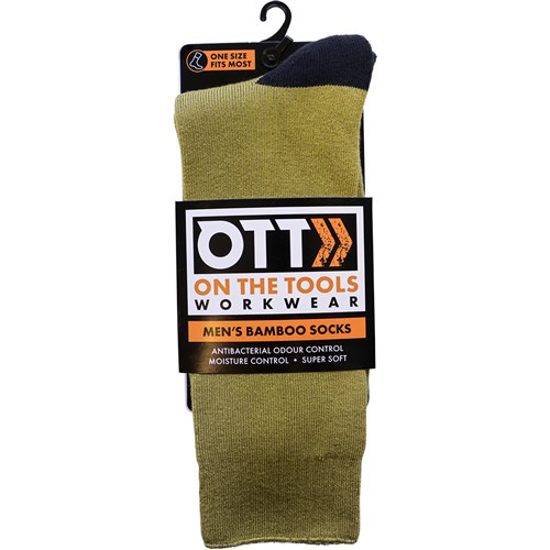 Men's Bamboo Sock - Olive
