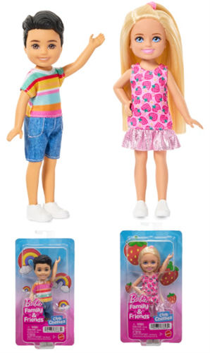 Barbie Chelsea & Friends Ass 6pc CDU