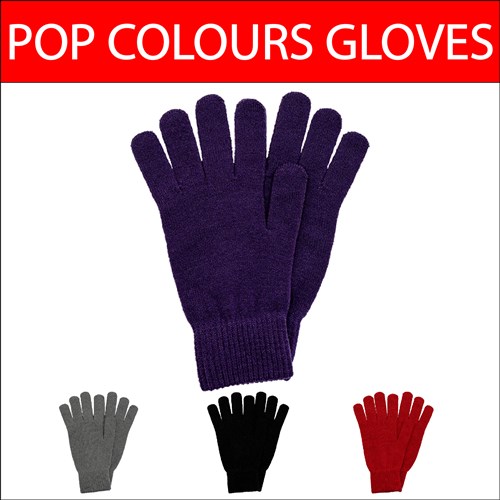 GLOVES ESS POP COL - 4 PACK