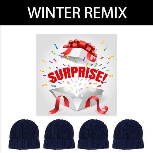 Black Tag Beanies Pack - Assorted Mix - 6 Pack