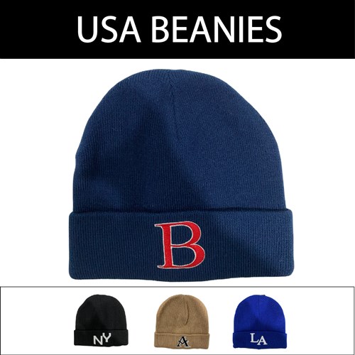 USA BEANIES - 4 PACK