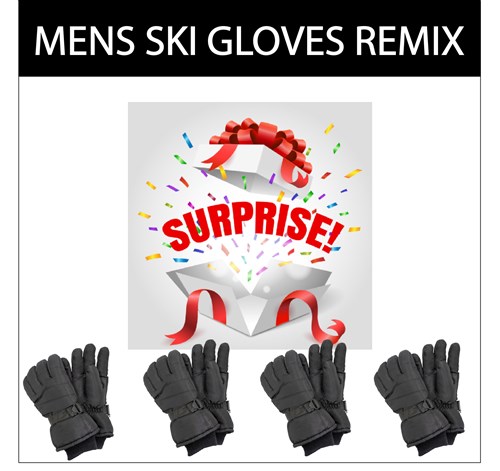 Black Tag Ski Gloves Pack - Men's Mix - 6 Pack