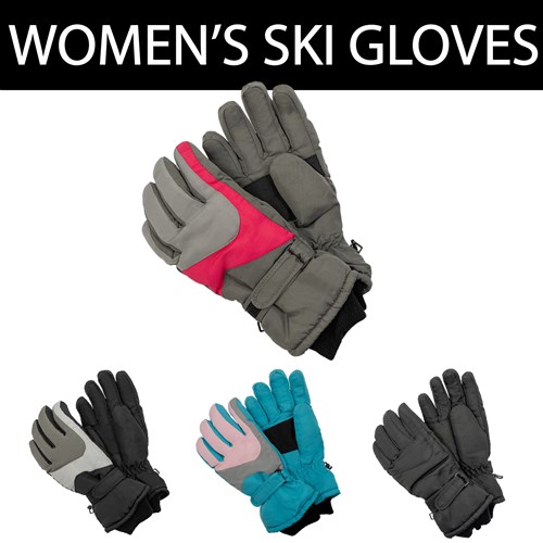 SKI GLOVES WOMENS 1 ASSORTED