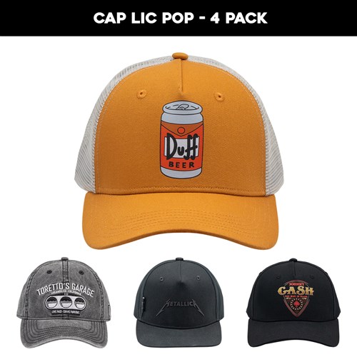 CAP LIC POP - 4 PACK