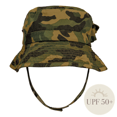 Commando Bucket - Green Camo Baby