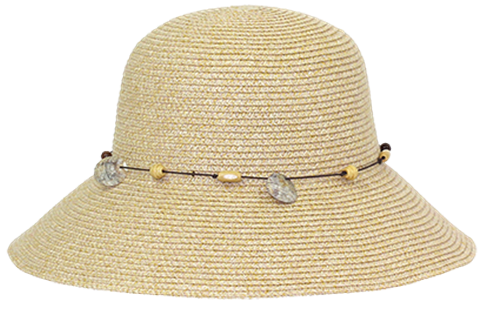 Black Ice Shelly Bucket - Natural, OS Adjustable