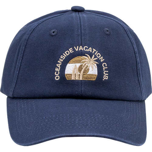 Leisure Cap - Oceanside Vacay Navy