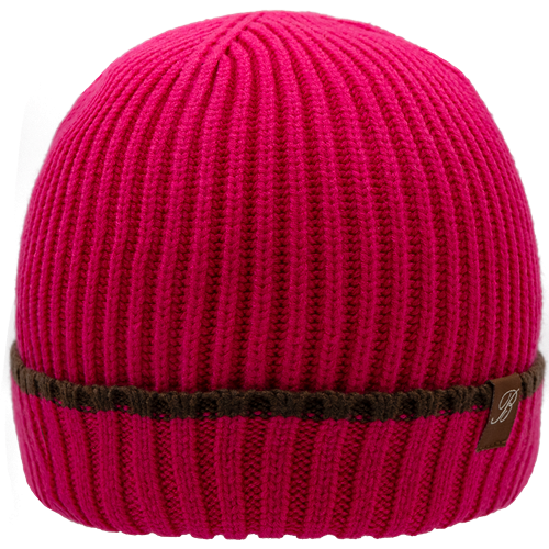 Lulu Beanie - Pink/Brown