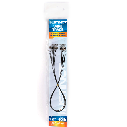 Instinct Trace Black Wire Snap 12 40lb