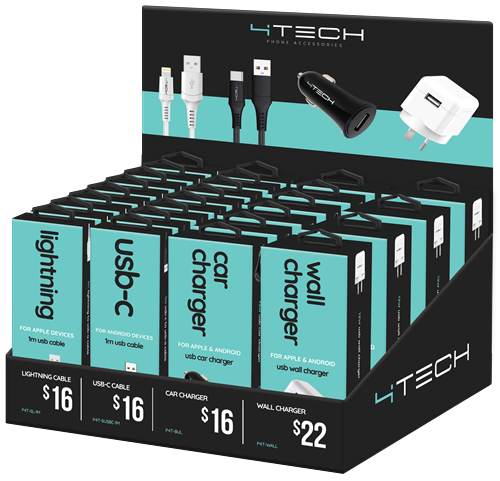 4TECH 4SKU - 25 Piece CDU
