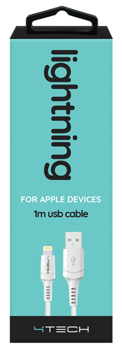 4Tech Lightning Cable 1m