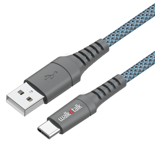 WNT 3m USB-A to USB-C Cable Blue