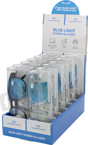 Aerial BlueLight ScreenGlasses0.0-12pcCDU