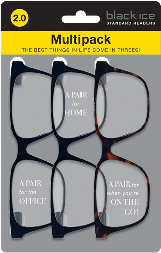 HF 4183 3pk Multi Black Black Tort 2.0