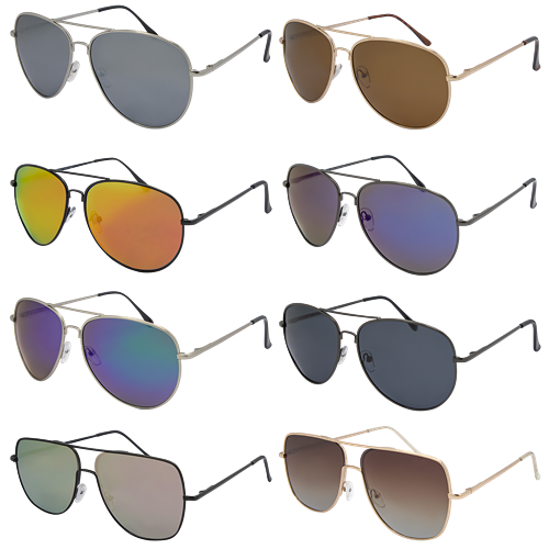 Aerial Sunglasses POL Aviator-MIX2-36pk