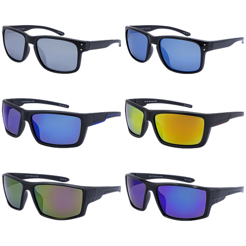 Aerial Sunglasses POL Platinum-MIX6-36pk