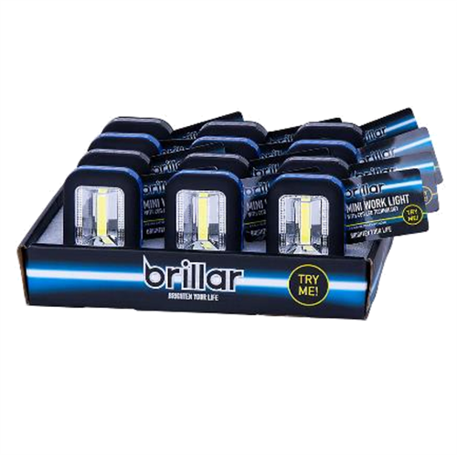 Brillar Mini Work Light -  Counter Display Unit - 12pck