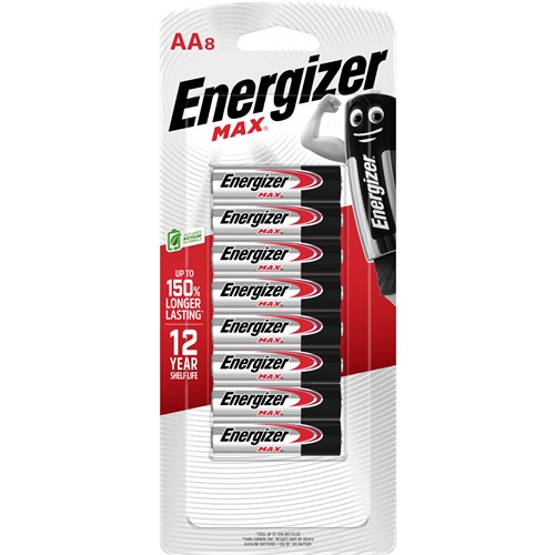 Energizer Max AA 8Pk
