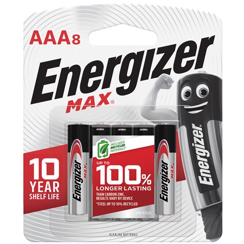Energizer Max AAA 8Pk