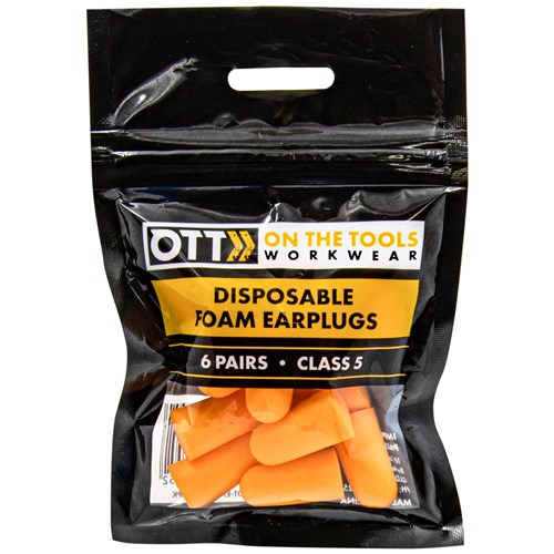 Ear Plugs - 6 Pairs