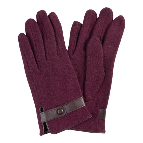 Erin SM Glove - Burgundy M/L