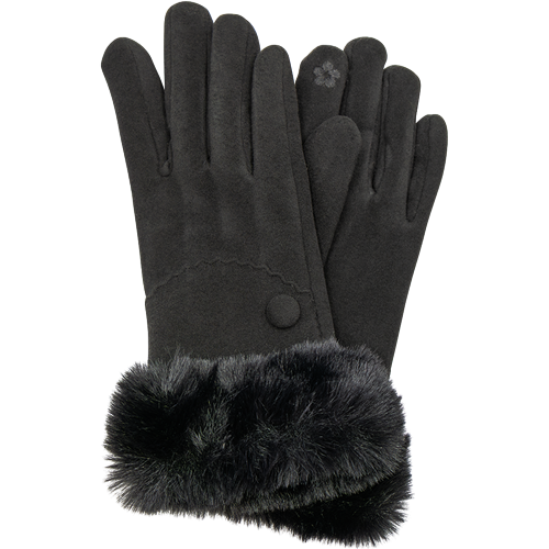 Heather Gloves - Black