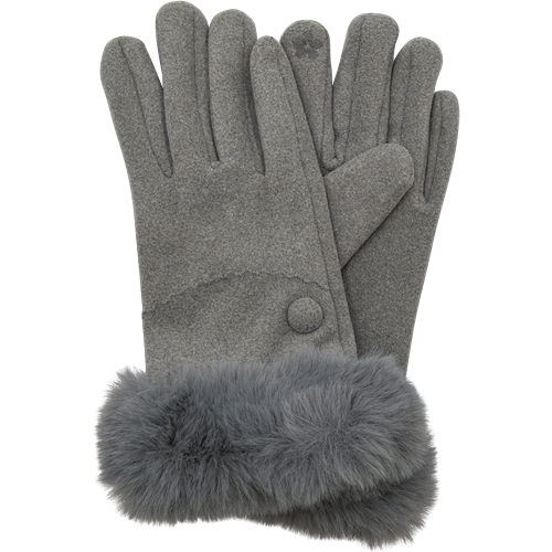 Heather Gloves - Grey
