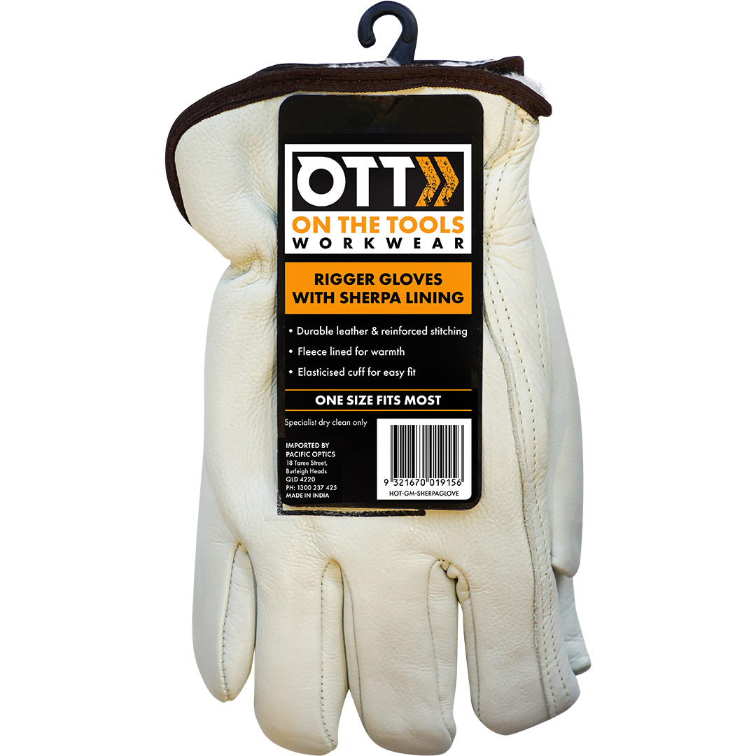 Gloves - OTT Men's Rigger Glove Sherpa Lining - Pacific Optics ...